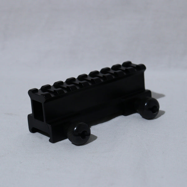 【中古即納】[MIL] ノーブランド 20mmレイル ライザーマウント 8スロット 1インチ(20150223)