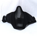 【中古即納】[MIL] ノーブランド ハーフメッシュマスク BK(ブラック/黒)(20150223)