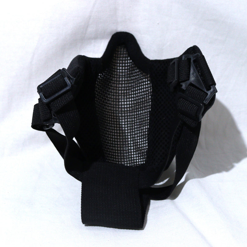 【中古即納】[MIL] ノーブランド ハーフメッシュマスク BK(ブラック/黒)(20150223)