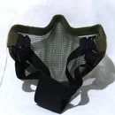 【中古即納】[MIL] ノーブランド スチールメッシュマスク スカル OD(オリーブドラブ)(20150223)