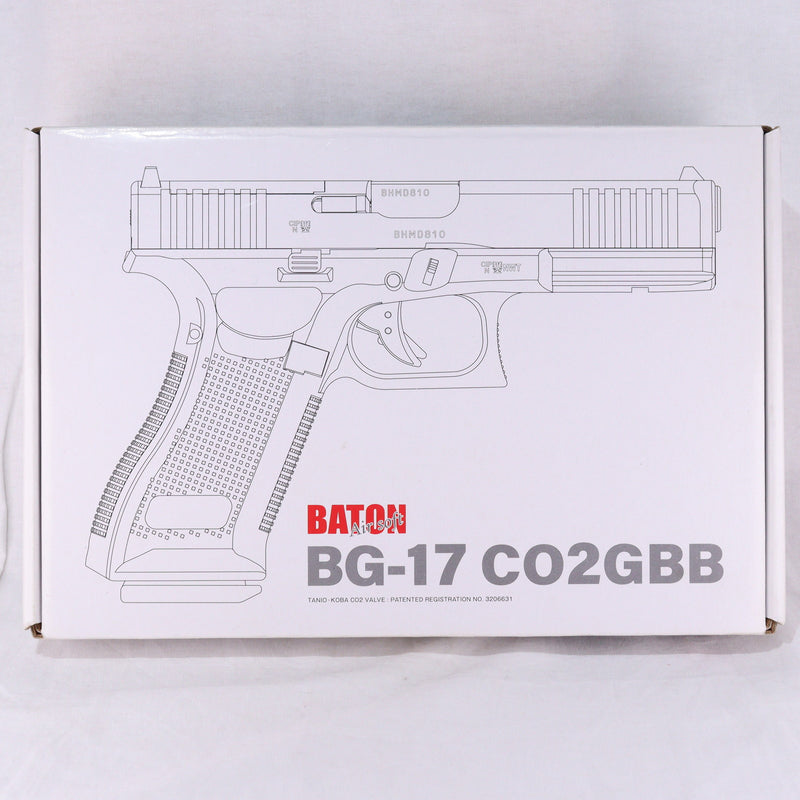 【中古即納】[MIL] BATON airsoft(バトンエアソフト) CO2ガスブローバック BG-17【JASG認定】(BG17-GEN5) (18歳以上専用)(20230121)