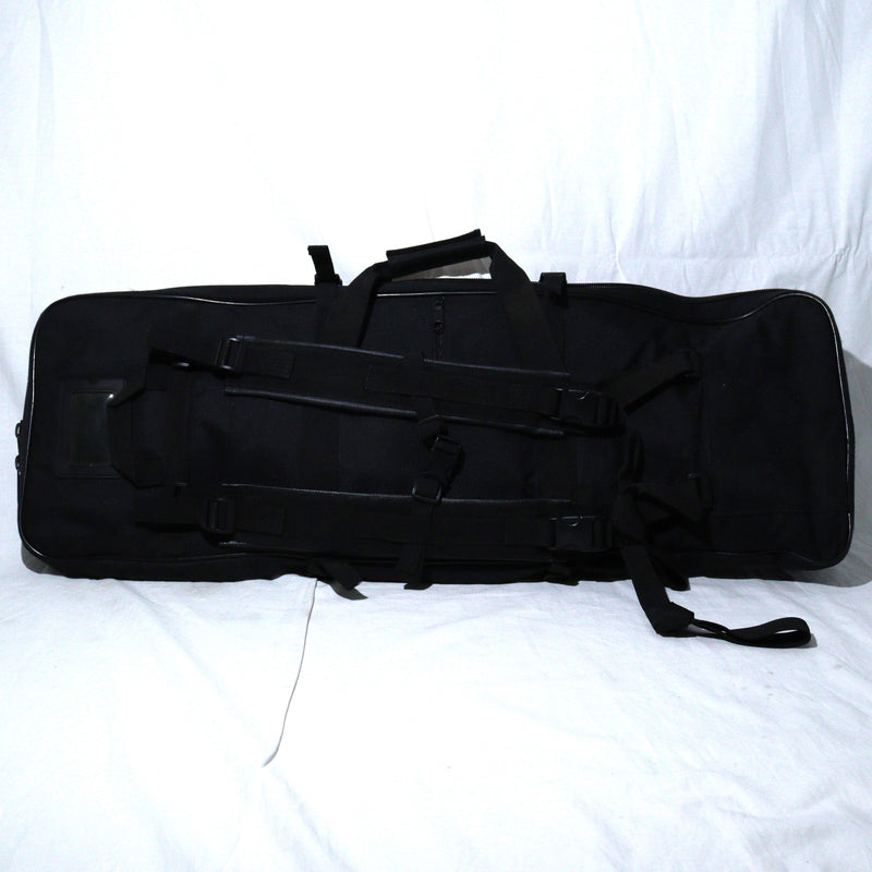 【中古即納】[MIL] ノーブランド ダブルガンケース BK(ブラック/黒)(80×28cm/61×27cm)(20150223)