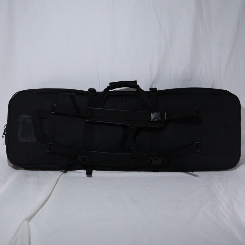 【中古即納】[MIL] ノーブランド ダブルガンケース BK(ブラック/黒)(85×28cm/62×27cm)(20150223)