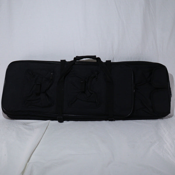 【中古即納】[MIL] ノーブランド ダブルガンケース BK(ブラック/黒)(85×28cm/62×27cm)(20150223)