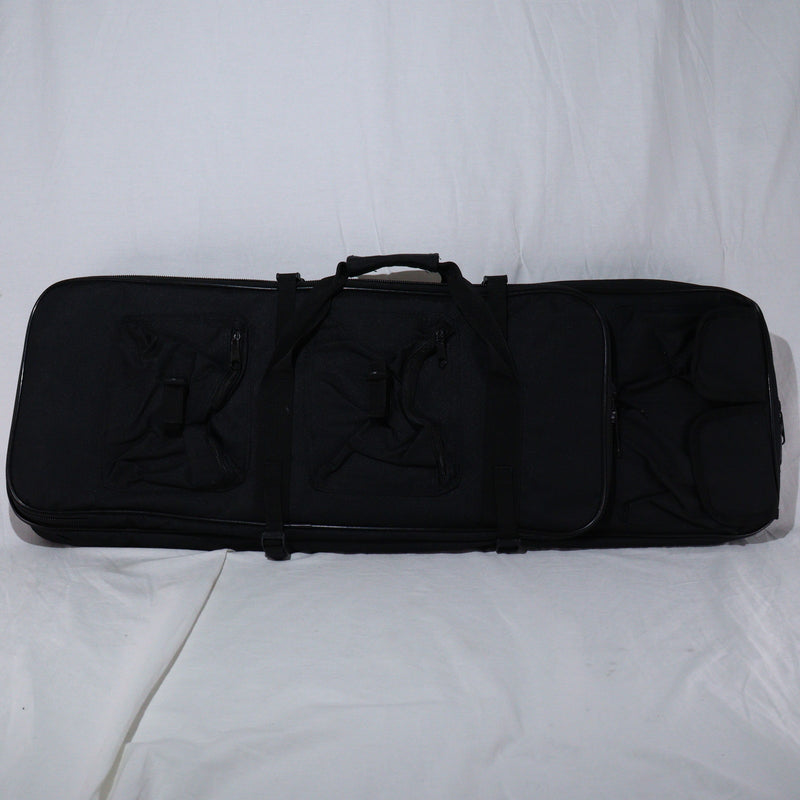 【中古即納】[MIL] ノーブランド ダブルガンケース BK(ブラック/黒)(85×28cm/62×27cm)(20150223)