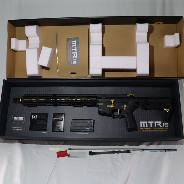 【中古即納】[MIL] 東京マルイ ガスブローバックマシンガン MTR16 Gエディション (18歳以上専用)(20200312)