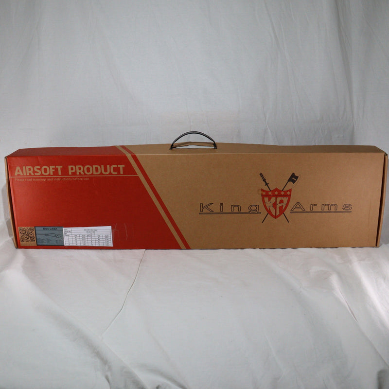 【中古即納】[MIL] KingArms(キングアームズ) エアコッキングライフル Blaser K93 LRS1 ウルトラグレード BK(ブラック/黒)(KA-AG-74) (18歳以上専用)(20150223)