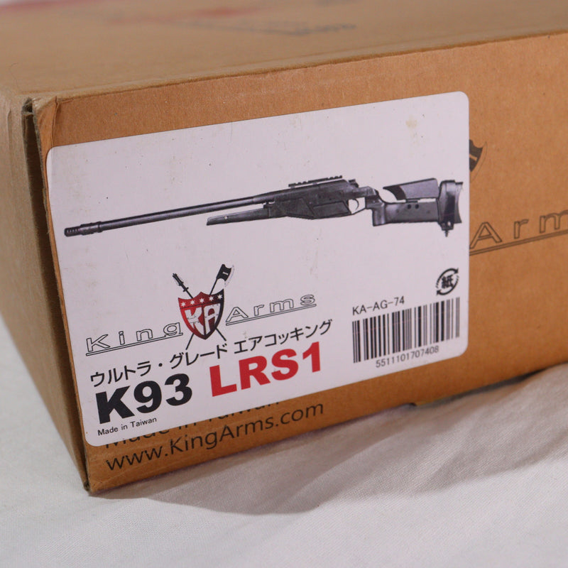 【中古即納】[MIL] KingArms(キングアームズ) エアコッキングライフル Blaser K93 LRS1 ウルトラグレード BK(ブラック/黒)(KA-AG-74) (18歳以上専用)(20150223)