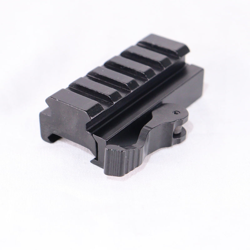 【中古即納】[MIL] ノーブランド 20mmレイル QDライザーマウント 5スロット 15mm(20150223)