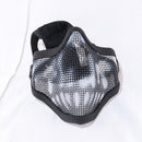 【中古即納】[MIL] ノーブランド スチールメッシュマスク スカル BK(ブラック/黒)(20150223)