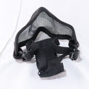 【中古即納】[MIL] ノーブランド スチールメッシュマスク スカル BK(ブラック/黒)(20150223)