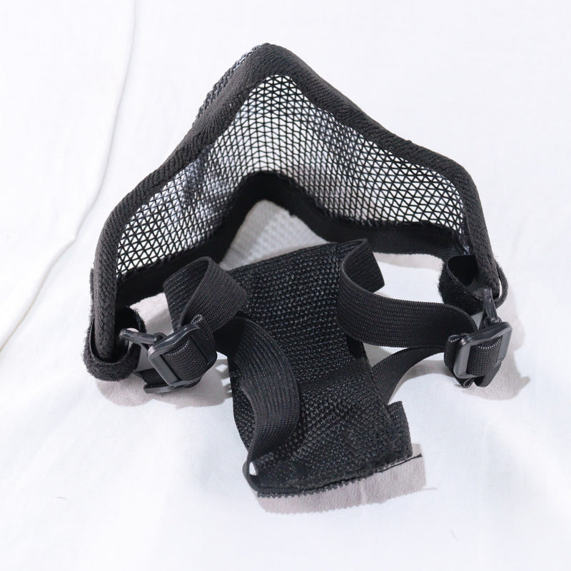 【中古即納】[MIL] ノーブランド スチールメッシュマスク スカル BK(ブラック/黒)(20150223)