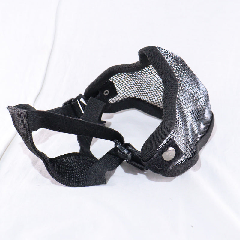 【中古即納】[MIL] ノーブランド スチールメッシュマスク スカル BK(ブラック/黒)(20150223)