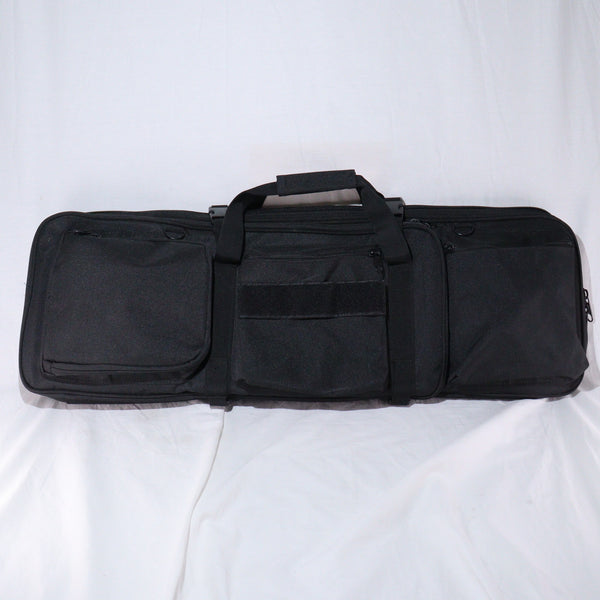 【中古即納】[MIL] ノーブランド ダブルガンケース BK (80×30cm/60×29cm)(20150223)