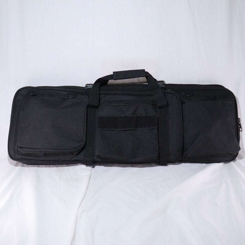 【中古即納】[MIL] ノーブランド ダブルガンケース BK (80×30cm/60×29cm)(20150223)