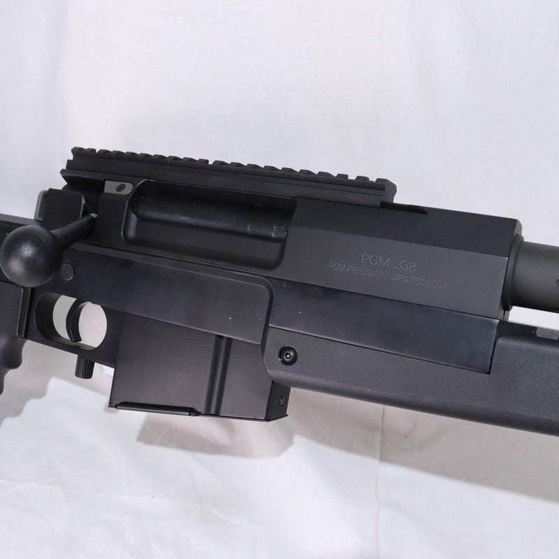 【中古即納】[MIL] S&T ガスライフル PGM Mini-Hecate.338 PGM PRECISION刻印 BK(ブラック/黒)(STGS06BK) (18歳以上専用)(20150223)