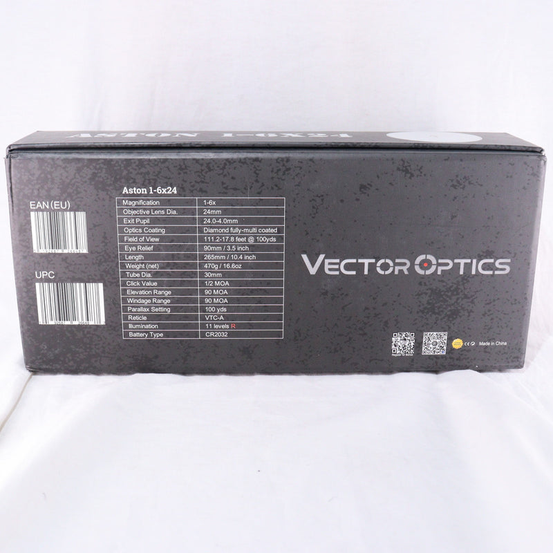 【中古即納】[MIL] VECTOR OPTICS(ベクターオプティクス) Aston 1-6×24 スコープ(SCOC-24)(20150223)