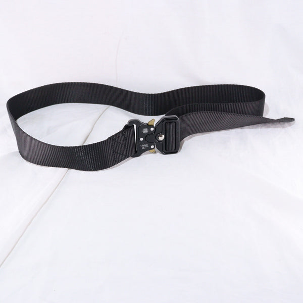 【中古即納】[MIL] sabsta(サバスタ) コブラバックル ミリタリーベルト BK(ブラック/黒)(20150223)