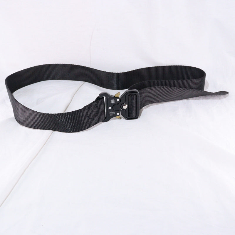 【中古即納】[MIL] sabsta(サバスタ) コブラバックル ミリタリーベルト BK(ブラック/黒)(20150223)