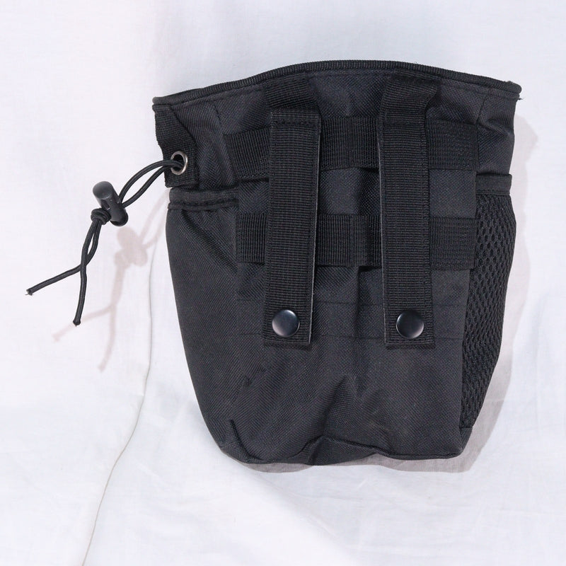 【中古即納】[MIL] ノーブランド ミニダンプポーチ BK(ブラック/黒)(20150223)