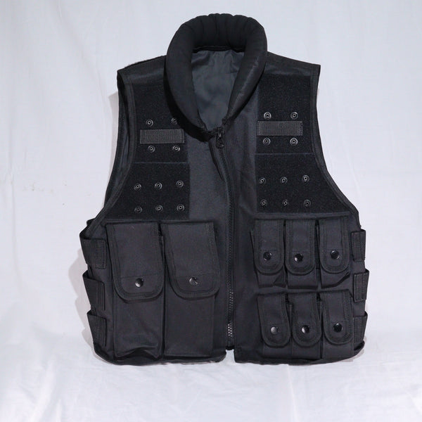 【中古即納】[MIL] ノーブランド タクティカルベスト BK(ブラック/黒)(20150223)