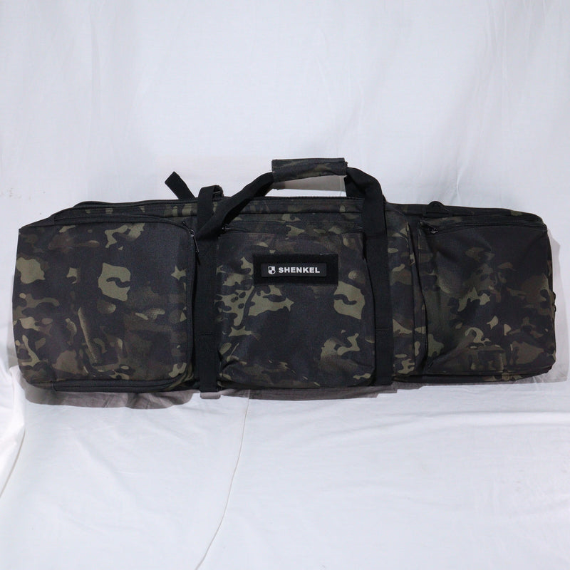 【中古即納】[MIL] SHENKEL(シェンケル) ダブルガンケース ハンドガンスペース付 MCBK(85×27cm/60×27cm/22×21cm)(20150223)