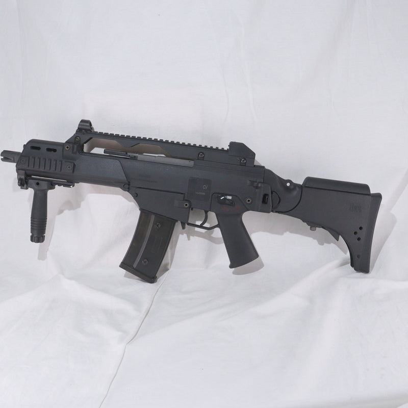 【中古即納】[MIL] S&T/UMAREX(ウマレックス) 電動アサルトライフル H&K(ヘッケラーアンドコッホ) G36CV BK(ブラック/黒)(ST-AEG-02BK) (18歳以上専用)(20150223)