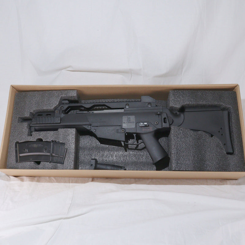 【中古即納】[MIL] S&T/UMAREX(ウマレックス) 電動アサルトライフル H&K(ヘッケラーアンドコッホ) G36CV BK(ブラック/黒)(ST-AEG-02BK) (18歳以上専用)(20150223)