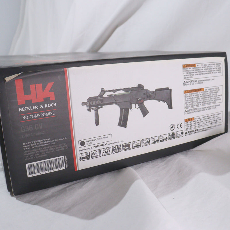 【中古即納】[MIL] S&T/UMAREX(ウマレックス) 電動アサルトライフル H&K(ヘッケラーアンドコッホ) G36CV BK(ブラック/黒)(ST-AEG-02BK) (18歳以上専用)(20150223)