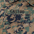 【中古即納】[MIL] AMERICAN APPAREL INC. USMC BDUジャケット サイズUS.M-R ウッドランドマーパット(20150223)