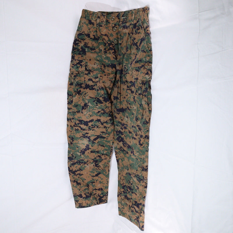 【中古即納】[MIL] EA INDUSTRIES INC. USMC コンバットトラウザー サイズUS.S-L ウッドランドマーパット(20150223)