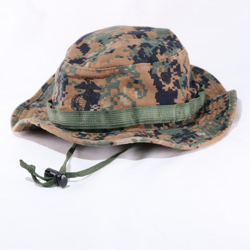 【中古即納】[MIL] SEKRI INDUSTRIES USMC ブーニーハット サイズL ウッドランドマーパット(20150223)