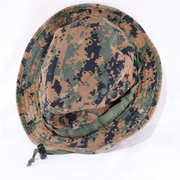 【中古即納】[MIL] SEKRI INDUSTRIES USMC ブーニーハット サイズL ウッドランドマーパット(20150223)