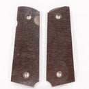 【中古即納】[MIL] Linville Grips ガバメント用 キャンバスマイカルタ製グリップ ダイヤチェッカーSTACIA ナチュラル(20150223)