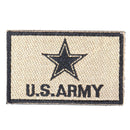 【中古即納】[MIL] ノーブランド U.S.ARMY 刺繍ベルクロパッチ サンド・ブラック(20150223)