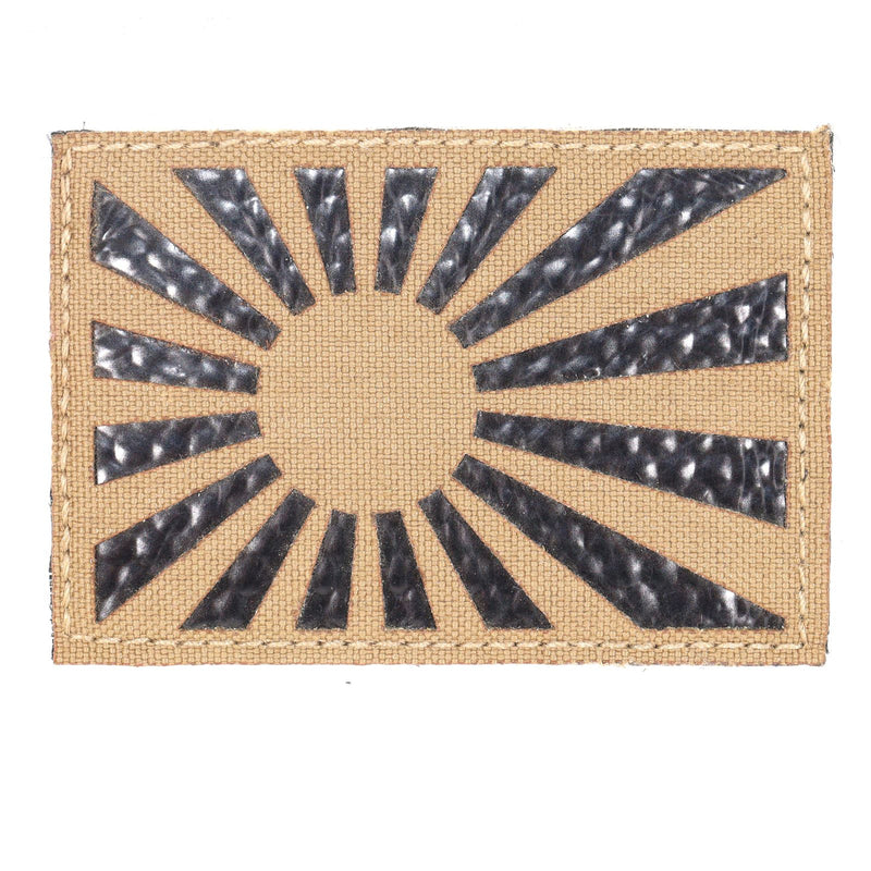 【中古即納】[MIL] ノーブランド 旭日旗 ベルクロパッチ FDE(フラットダークアース)(20150223)