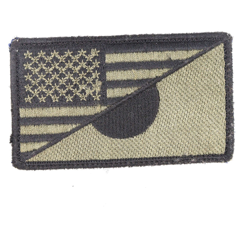 【中古即納】[MIL] ノーブランド 星条旗/日の丸 刺繍ベルクロパッチ KH(20150223)