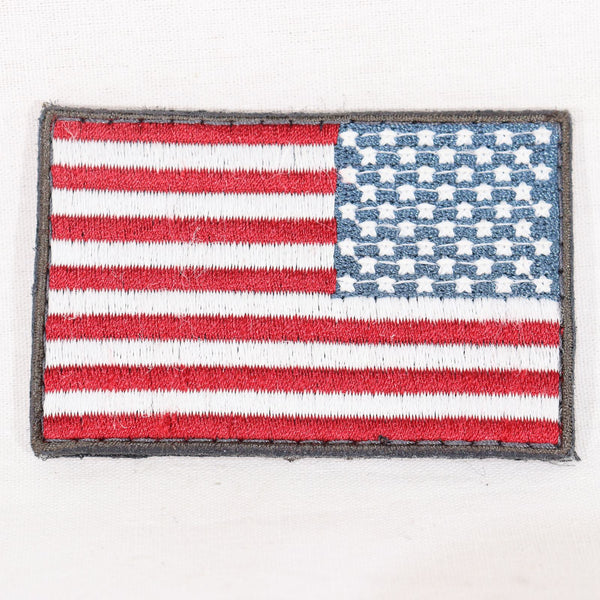 【中古即納】[MIL] ノーブランド 星条旗 リバース 刺繍ベルクロパッチ(20150223)