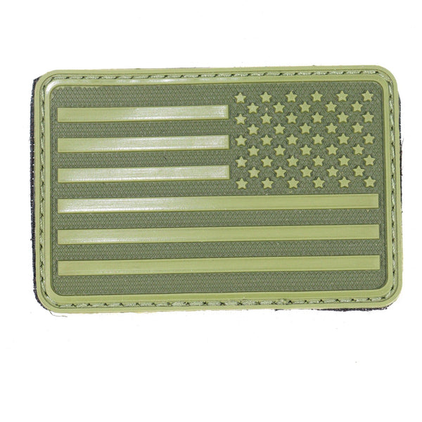 【中古即納】[MIL] ノーブランド 星条旗 リバース PVCベルクロパッチ FG(20150223)