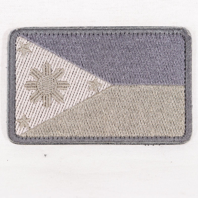 【中古即納】[MIL] ノーブランド フィリピン国旗 刺繍ベルクロパッチ KH(20150223)