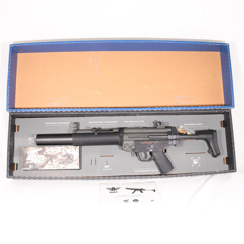 【中古即納】[MIL] BOLT AIRSOFT(ボルトエアソフト) リコイルショック電動ブローバックガン MP5SD6 CLASSIC(パッケージJAN無し) (18歳以上専用)(20150223)