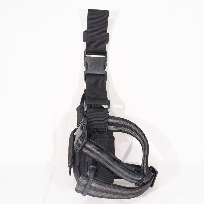 【中古即納】[MIL] ノーブランド トルネードレッグホルスター BK(ブラック/黒)(20150223)