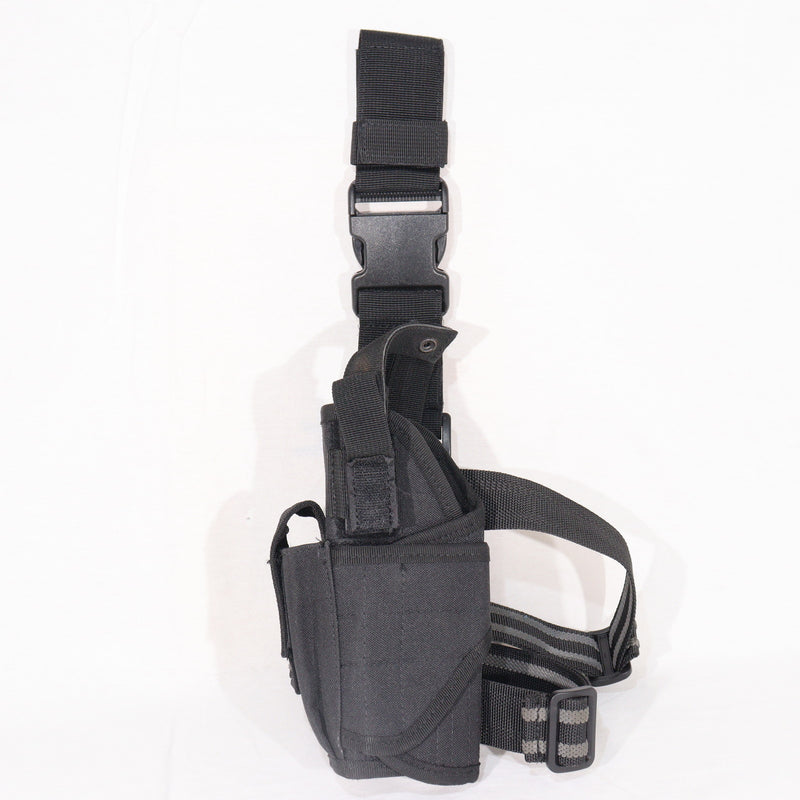 【中古即納】[MIL] ノーブランド トルネードレッグホルスター 左用 BK(ブラック/黒)(20150223)