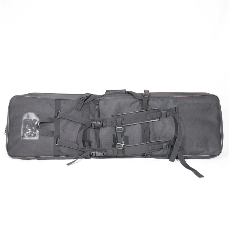 【中古即納】[MIL] ノーブランド ダブルガンケース BK(ブラック/黒)(95×29cm/67×28cm)(20150223)