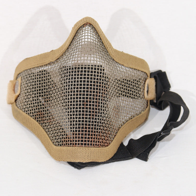 【中古即納】[MIL] ノーブランド スチールメッシュマスク DE(ダークアース)(20150223)