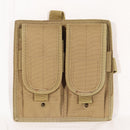 【中古即納】[MIL] ノーブランド M4/M16 ベルクロ ダブルマガジンポーチ DE(ダークアース)(20150223)