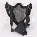 【中古即納】[MIL] ノーブランド スチールメッシュマスク スカル BK(ブラック/黒)(20150223)