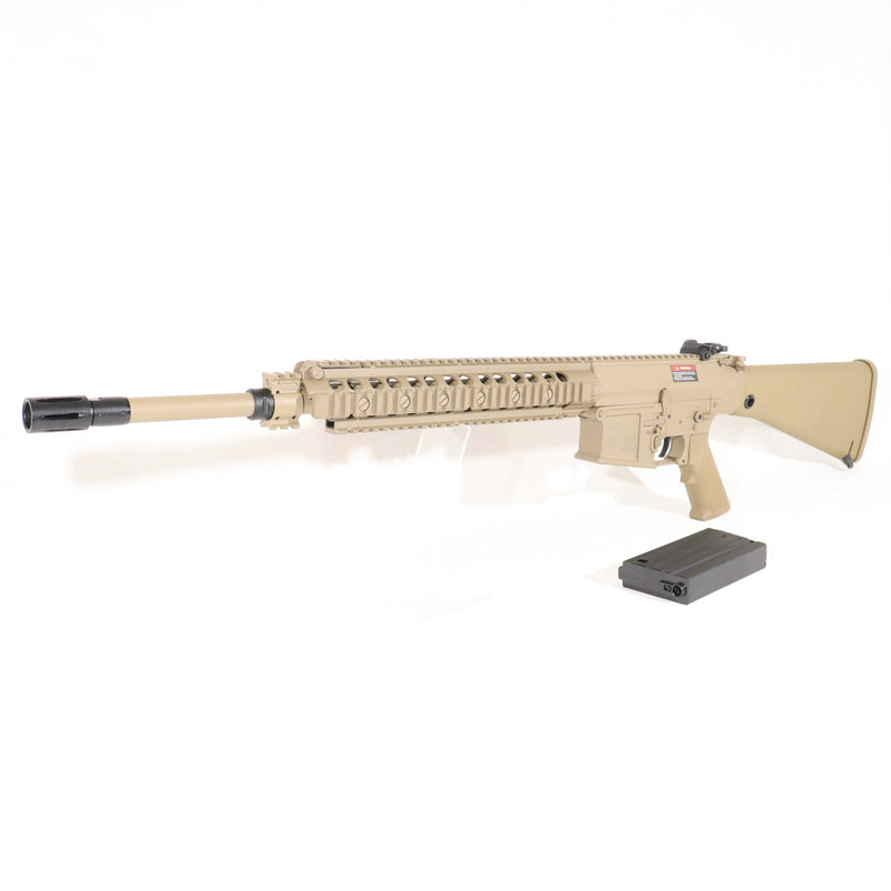 【中古即納】[MIL] E&C 電動アサルトライフル KAC M110 SASS サイレンサーセット 電子トリガー搭載 デザートカラー(EC-901E-SE-DE4) (18歳以上専用)(20150223)