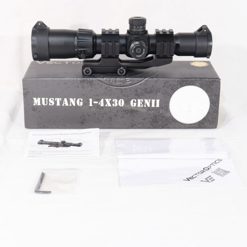 【中古即納】[MIL] VECTOR OPTICS(ベクターオプティクス) MUSTANG(マスタング) 1-4×30 GENII ライフルスコープ(SCOC-29)(20150223)