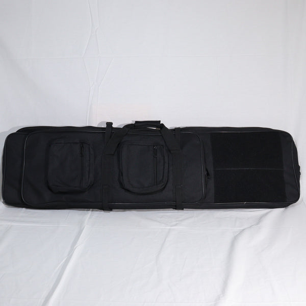 【中古即納】[MIL] ノーブランド ダブルガンケース BK(ブラック/黒)(105×27cm/62×26cm)(20150223)